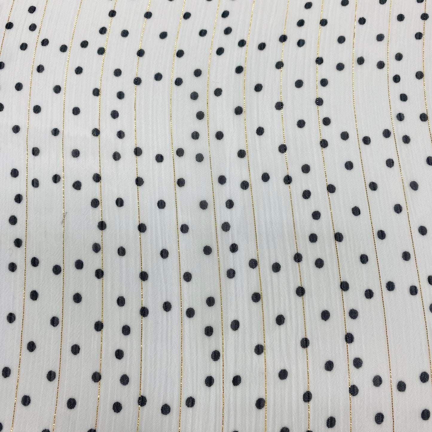 Mousseline Pois Lurex