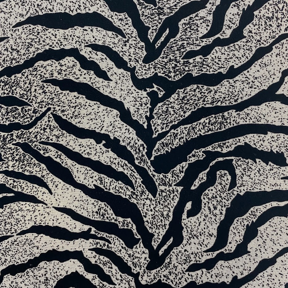 Résille Zèbre flockée