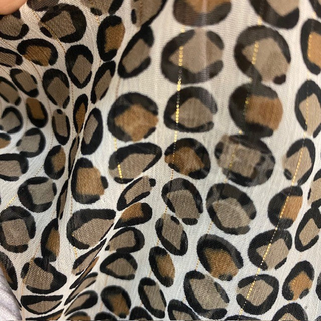 Mousseline Billes Lurex