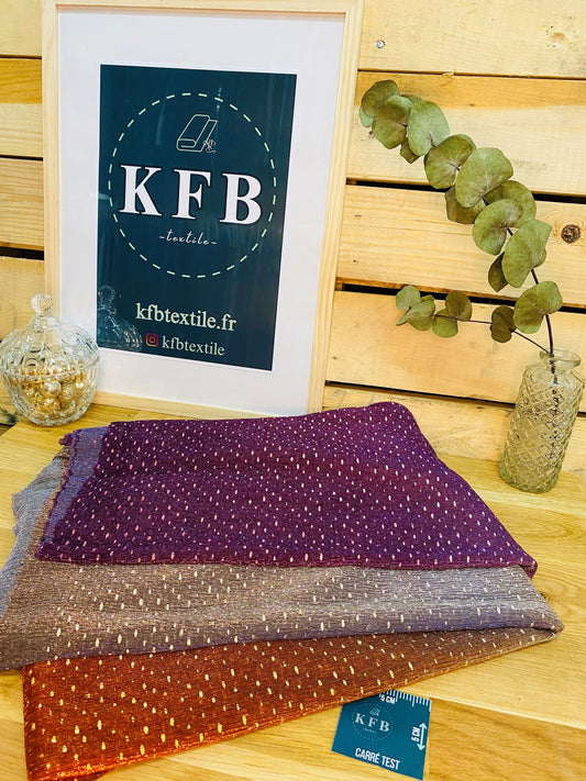 Résille moonlight 3 couleurs Violet/Camel