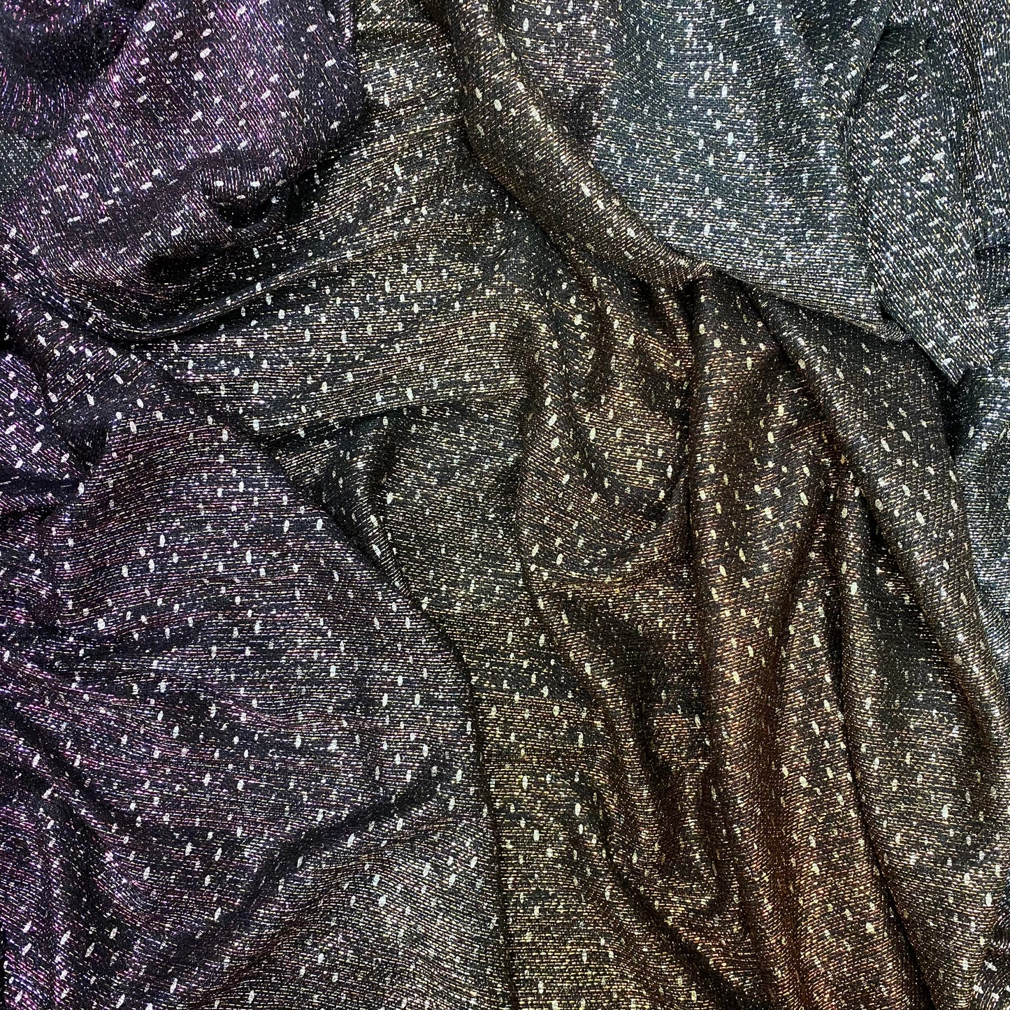 Résille moonlight Violet/Or/Argent