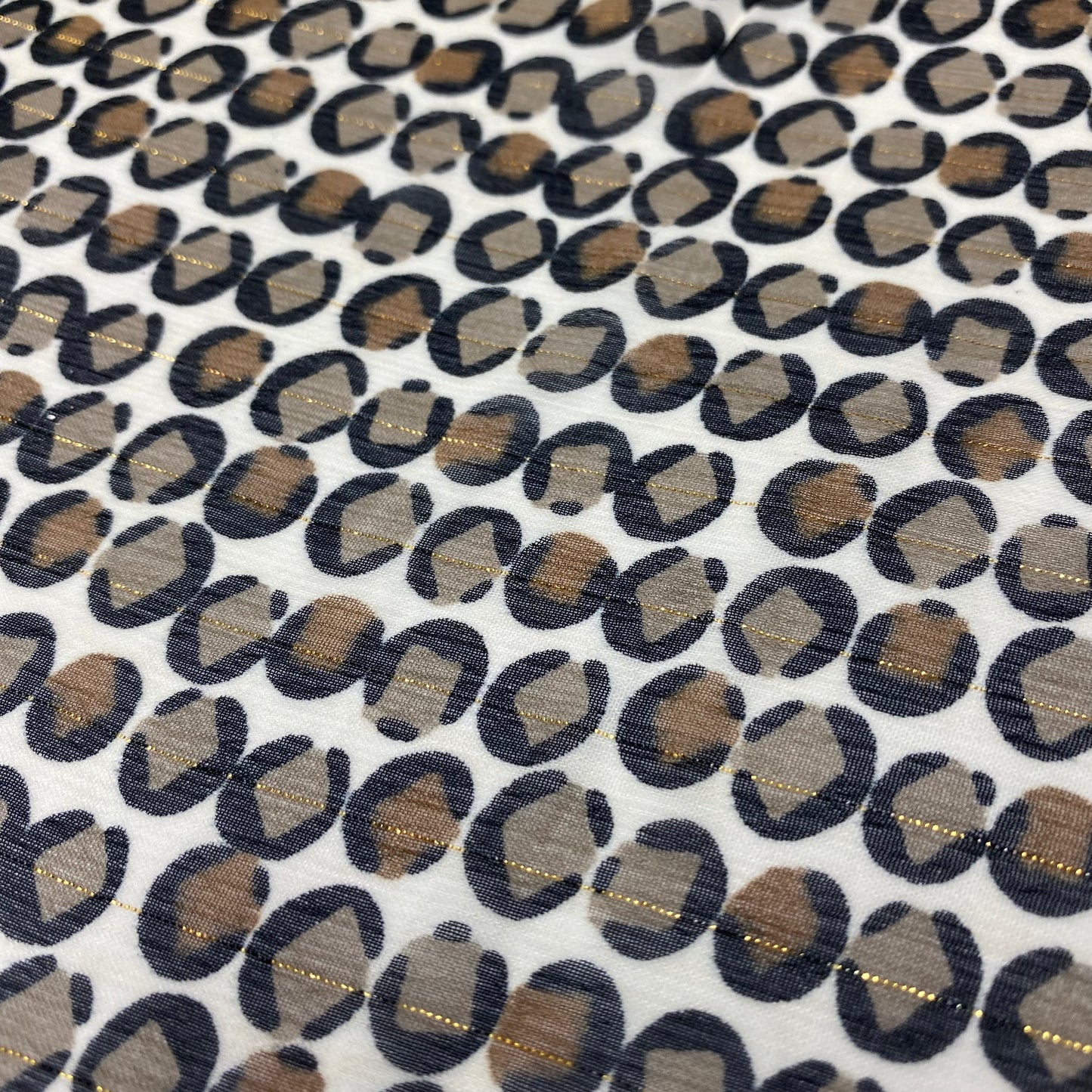 Mousseline Billes Lurex